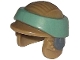 Part No: 64803pb01  Name: Minifigure, Headgear Helmet SW Rebel Commando with Sand Green Band Pattern