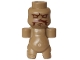Part No: 7076pb01  Name: Minifigure, Utensil Micro Body with Fixed Arms with Hands, Legs and Head with Reddish Brown Mandrake Face Pattern