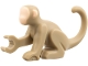 Part No: 77864pb03  Name: Monkey with Molded Light Nougat Face and Ears Pattern