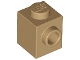 Part No: 87087  Name: Brick, Modified 1 x 1 with Stud on Side