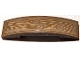 Part No: 93273pb199  Name: Slope, Curved 4 x 1 x 2/3 Double with Tan Wood Grain Pattern (Sticker) - Set 41422