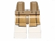 Lot ID: 132378071  Part No: 970c01pb23  Name: Hips and White Legs with Tan SW Jedi Robe Pattern