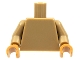 Part No: 973c062  Name: Torso Plain / Dark Tan Arms / Medium Nougat Hands