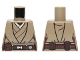 Part No: 973pb1480  Name: Torso SW Jedi Robe, Belt and Tan Undershirt Pattern (SW Stass Allie)