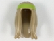 Part No: 99248pb03  Name: Minifigure, Hair Long with Lime Headband Pattern