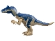 Part No: Allo01  Name: Dinosaur Allosaurus with Dark Blue Back and Head