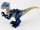 Lego part: Dinosaur Raptor / Velociraptor with Dark Blue and Sand Blue Markings, Dark Blue Eye Patch