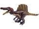 Part No: spino02 Name: Dinosaur Spinosaurus with Dark Brown Back and Bright Light Orange Stripes Part No: spino02 Name: Dinosaur Spinosaurus with Dark Brown Back and Bright Light Orange Stripes