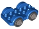 Lot ID: 194655704  Part No: 11841c01  Name: Duplo Car Base 2 x 6 with Black Tires with Flat Silver Wheels on Fixed Axles