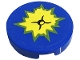 Part No: 14769pb284  Name: Tile, Round 2 x 2 with Bottom Stud Holder with Button on Cushion Pattern (Sticker) - Set 41231