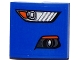 Part No: 15068pb056R  Name: Slope, Curved 2 x 2 x 2/3 with Ford Mustang Headlight / Fog Light Pattern Model Right Side (Sticker) - Set 75871