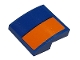 Part No: 15068pb339R  Name: Slope, Curved 2 x 2 x 2/3 with Orange Stripe Pattern Model Right Side (Sticker) - Set 76081