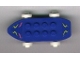Part No: 2146c02pb01  Name: Fabuland Skateboard with White Wheels with Decorative Swishes Pattern (Stickers) - Set 5870