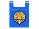 Part No: 2335pb147  Name: Flag 2 x 2 Square with Gold Chima Eagle Emblem Pattern on Both Sides (Stickers) - Set 70146