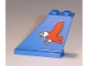Part No: 2340pb004L  Name: Tail 4 x 1 x 3 with Red Eagle Pattern Model Left Side (Sticker) - Set 6331