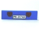 Part No: 2431pb0191  Name: Tile 1 x 4 with Tow Hooks and 'PN 217-63' Pattern (Ivan Mater)