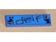 Part No: 2431pb0303  Name: Tile 1 x 4 with 'adrift' Pattern (Sticker) - Set 8151