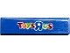 Part No: 2431pb0860  Name: Tile 1 x 4 with Toys "R" Us Logo Pattern (Sticker) - Set 40144