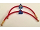 Lot ID: 405783578  Part No: 28602pb01c02  Name: Torso, Modified Female Red Scarf and Yellow Lightning Bolt Pattern / Red Long Rubber Arms with 1 Pearl Gold Cuff Pattern / Medium Nougat Hands