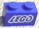Lot ID: 340902303  Part No: 3004pb053  Name: Brick 1 x 2 with LEGO Logo Open O Style White Outline Pattern