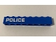 Part No: 3008pb168R  Name: Brick 1 x 8 with White 'POLICE' Pattern Model Right Side (Sticker) - Set 60172