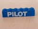 Lot ID: 345182932  Part No: 3009pb061  Name: Brick 1 x 6 with White 'PILOT' Text Bold Pattern (Sticker) - Set 6542