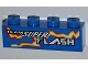 Part No: 3010pb138R  Name: Brick 1 x 4 with 'TEAM SUPER FLASH' and Electric Spark Pattern Model Right Side (Sticker) - Set 8303