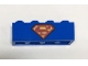 Part No: 3010pb209  Name: Brick 1 x 4 with Red and Yellow Superman 'S' Logo Pattern