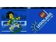 Lot ID: 44395758  Part No: 30144pb130  Name: Brick 2 x 4 x 3 with Legoland Windsor Resort and Olympic Athlete #10 Pattern