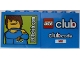 Part No: 30144pb134  Name: Brick 2 x 4 x 3 with LEGOclub.com and Max Pattern and clubcode on Reverse