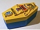 Part No: 30163c01pb01  Name: Container, Coffin with Tan Mummy Relief Colorful Pattern Lid (Sarcophagus)
