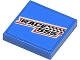 Part No: 3068pb0445  Name: Tile 2 x 2 with 'RACE 555' and Checkered Flag Pattern (Sticker) - Set 8125