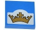 Lot ID: 380077985  Part No: 3068pb0789  Name: Tile 2 x 2 with Gold Crown on Light Bluish Gray Background Pattern (Sticker) - Set 70404