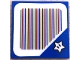 Part No: 3068pb1384  Name: Tile 2 x 2 with Super Mario Scanner Code Super Star Block Pattern (Sticker) - Sets 30389 / 71367 / 71377 / 71383 / 71388 / 71400 / 71419