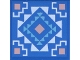 Part No: 3068pb2782 Name: Tile 2 x 2 with Warm Pink Squares, Medium Azure Triangles in Diamond, White Background and Zigzag Corners Pattern Part No: 3068pb2782 Name: Tile 2 x 2 with Warm Pink Squares, Medium Azure Triangles in Diamond, White Background and Zigzag Corners Pattern
