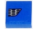 Part No: 3070pb098L  Name: Tile 1 x 1 with Ford Mustang Lower Grille Honeycomb Pattern Model Left Side (Sticker) - Set 75871