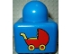 Part No: 31000pb13  Name: Primo Brick 1 x 1 with Red Baby Carriage Pattern