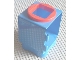 Lot ID: 85605091  Part No: 31127cx1  Name: Primo Shape Sorter Chamber, Red Circle with Square Opening