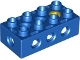 Part No: 31184c01  Name: Duplo, Toolo Brick 2 x 4 with Holes on Sides and Top and 1 Screw in Top
