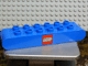 Part No: 31214pb01  Name: Duplo, Brick 2 x 8 Rounded Ends with LEGO Logo Pattern