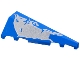 Lego part: Wedge 5 x 2 Right with Silver Bull Pattern
