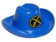 Part No: 3629px1  Name: Minifigure, Headgear Hat, Cowboy with Oval and Two Crossed Cutlasses Pattern