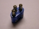 Lot ID: 72726591  Part No: 3wayconb  Name: Electric, Connector, 3-Way Male Rounded with Cross-Cut Pins