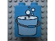 Part No: 4066pb017  Name: Duplo, Brick 1 x 2 x 2 with Bucket of Water in Light Blue Pattern