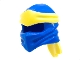 Part No: 40925pb20  Name: Minifigure, Headgear Ninjago Wrap Type 4 with Molded Bright Light Yellow Headband  Pattern