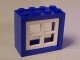 Part No: 4132c04  Name: Window 2 x 4 x 3 - Solid Studs with White Pane (4132 / 4133)