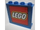 Part No: 4215bpb48  Name: Panel 1 x 4 x 3 - Hollow Studs with Lego Logo on Blue Background Pattern (Sticker) - Set 3579