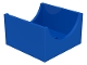 Part No: 4461  Name: Container, Box 4 x 4 x 2 Bottom with Semicircle Cutout Ends