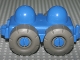 Lot ID: 360766363  Part No: 45205  Name: Primo Vehicle Wagon with Tow Hitches, Mud Flaps, and Treaded Tires