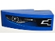 Lego part: Slope, Curved 3 x 1 with Black and Silver Chevrolet Logo and Headlight Pattern Model Right Side (Sticker) - Set 75891